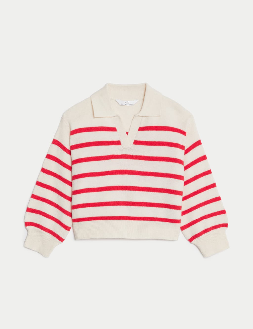 Knitted Striped Jumper (2-8 Yrs) image 2