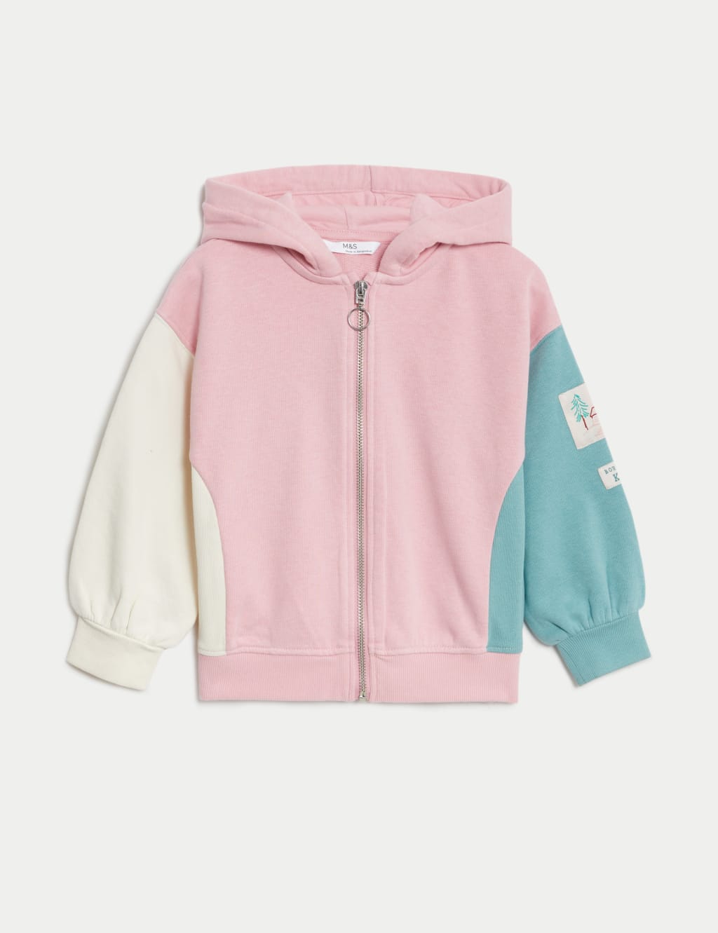 Cotton Rich Zip Hoodie (2-8 Yrs) image 2