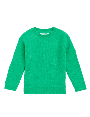 

Girls M&S Collection Knitted Jumper (2-7 Yrs) - Green, Green