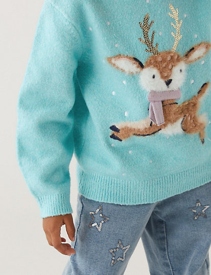 Knitted Reindeer Jumper