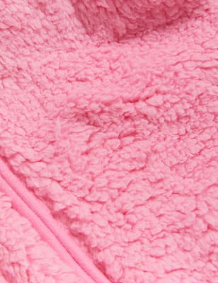 

Girls M&S Collection Borg Zip Hoodie (2-7 Yrs) - Pink, Pink