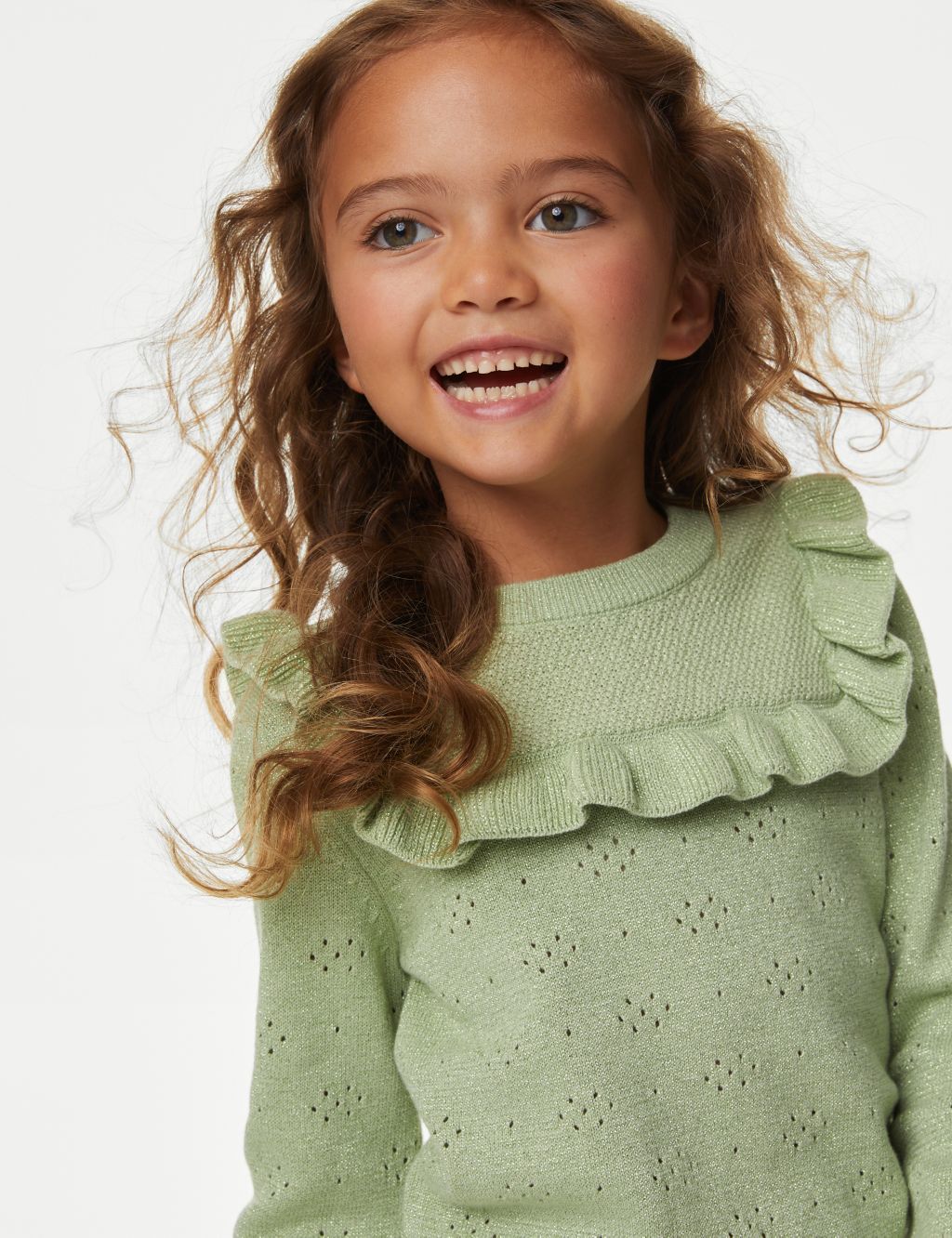 Cotton Rich Knitted Jumper (2-8 Yrs) image 3