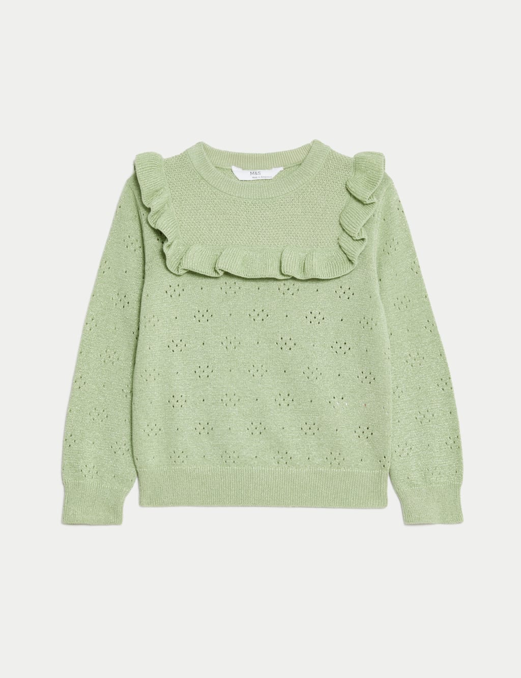 Cotton Rich Knitted Jumper (2-8 Yrs) image 2