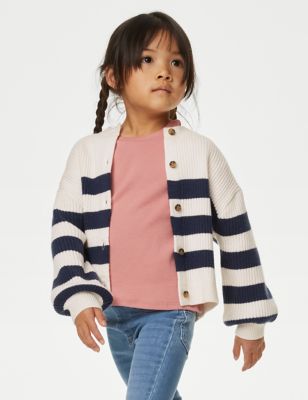Knitted Striped Cardigan (2-8 Yrs)