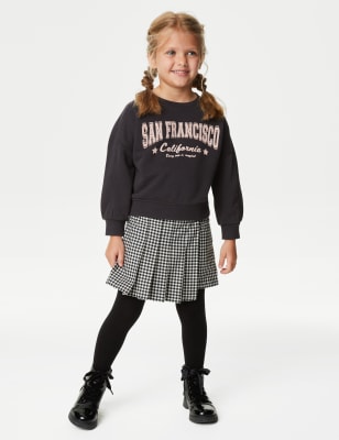 

Girls M&S Collection Cotton Rich Slogan Sweatshirt (2-8 Yrs) - Carbon, Carbon