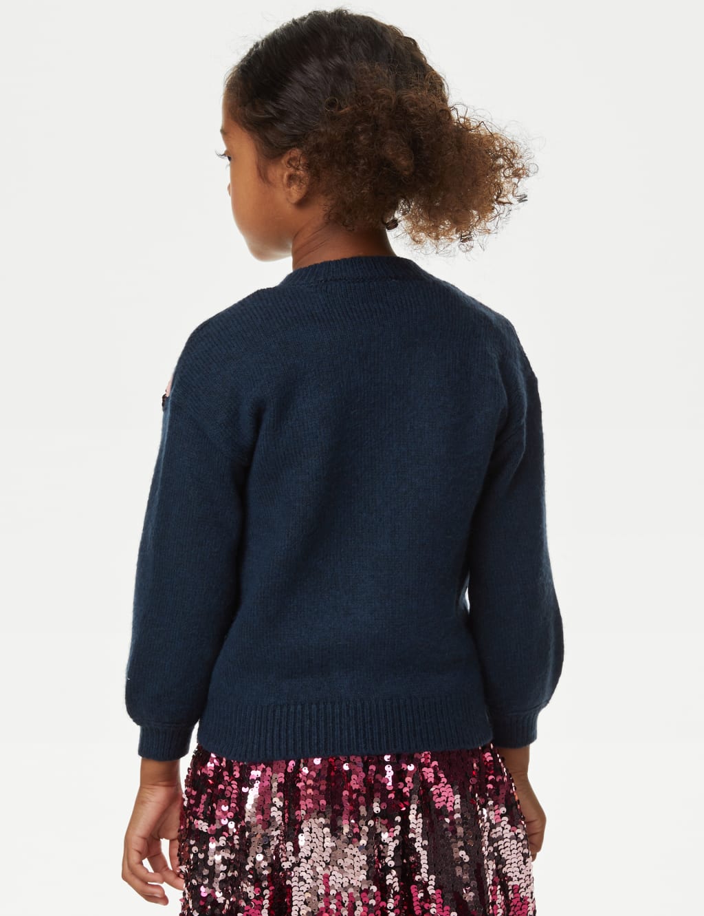 Sequin Knitted Cardigan (2-8 Yrs) image 4