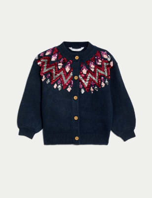 Sequin Knitted Cardigan (2-8 Yrs)