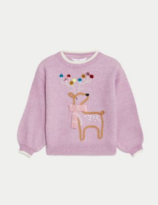 Reindeer Knitted Jumper (2-8 Yrs)