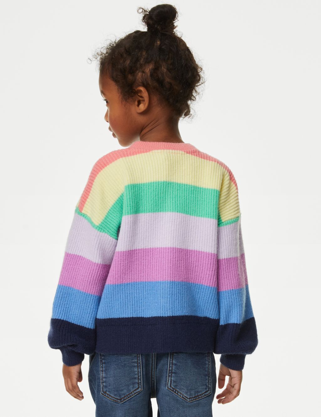 Rainbow Knitted Cardigan (2-8 Yrs) image 4
