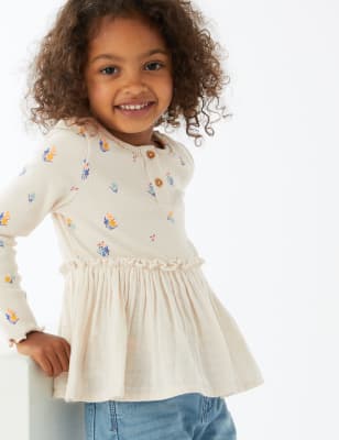Girls Tops & T-Shirts | Crop Tops & Blouses for Girls | M&S AU