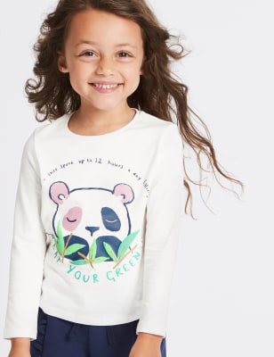 Top 100&nbsp;% coton &agrave; motif panda (du 3&nbsp;mois au 7&nbsp;ans)