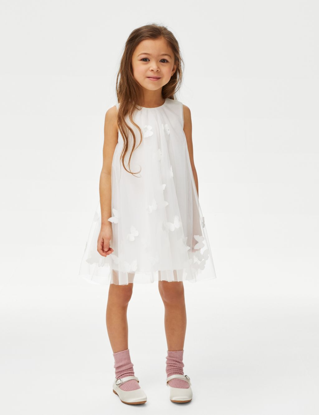 Butterfly Applique Dress (2-7 Years) image 1