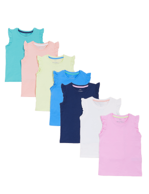 

Girls M&S Collection 7pk Pure Cotton T-Shirts (2-7 Yrs) - Multi, Multi