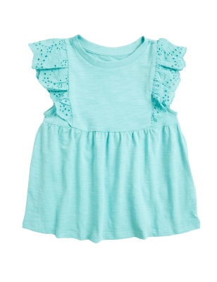 

Girls M&S Collection Pure Cotton T-Shirt (2 - 7 Yrs) - Aqua, Aqua