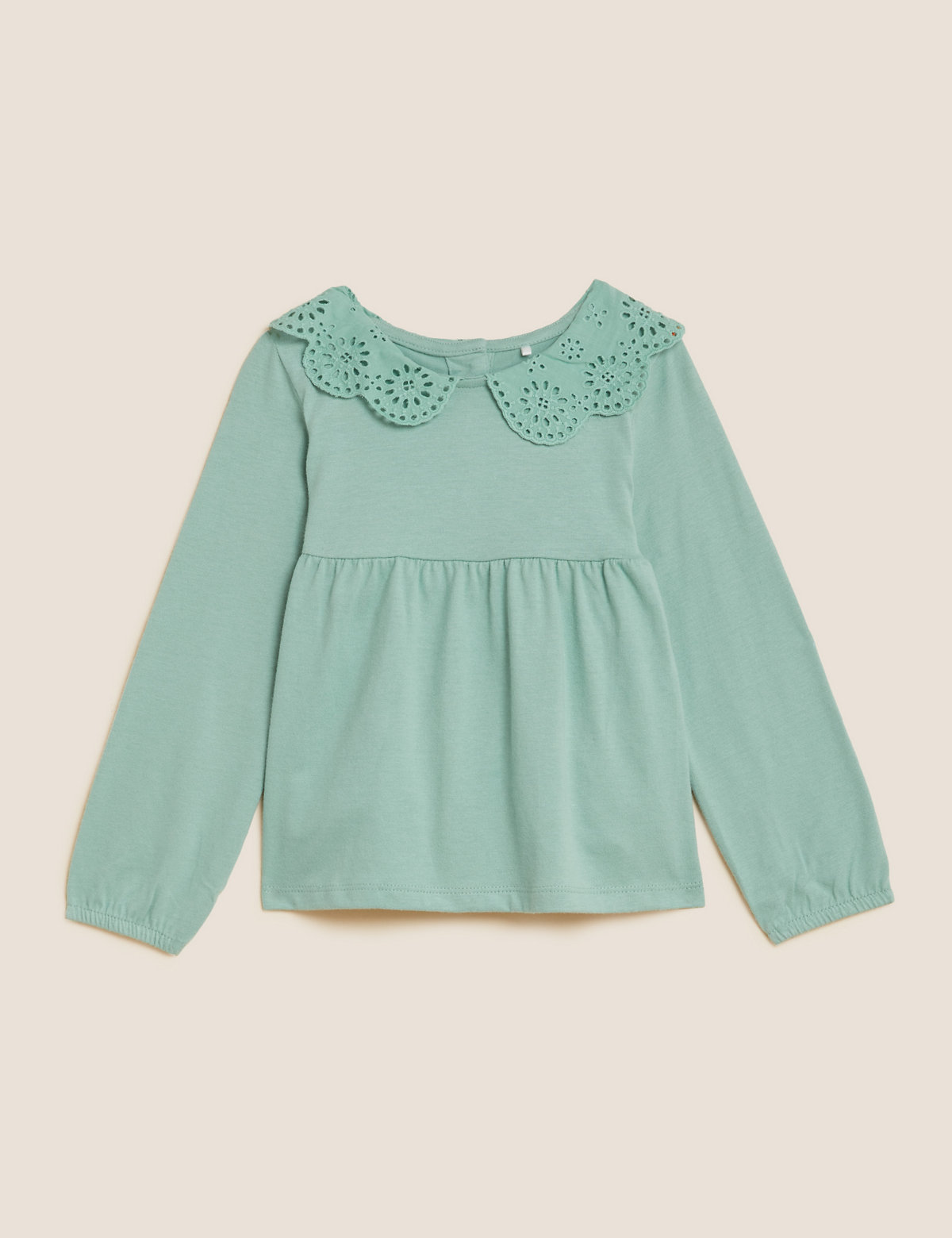 Pure Cotton Embroidered Top