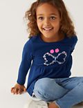 3pk Pure Cotton Butterfly Tops