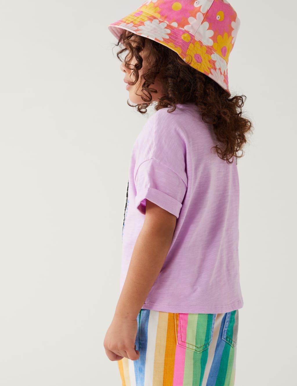 Pure Cotton Sequin Fruit T-Shirt (2 - 8 Yrs) image 3