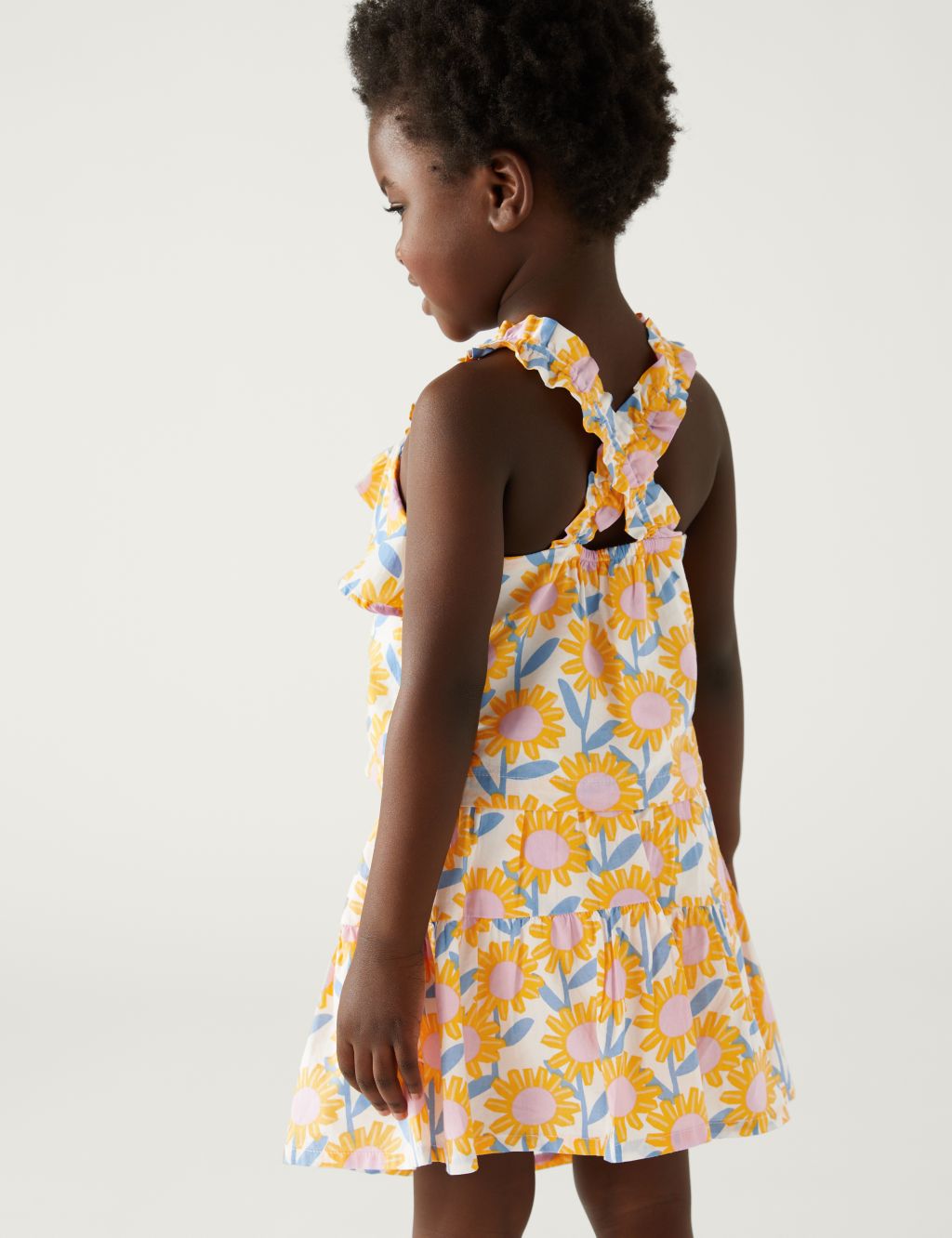 Pure Cotton Sunflower Top (2-8 Yrs) image 3