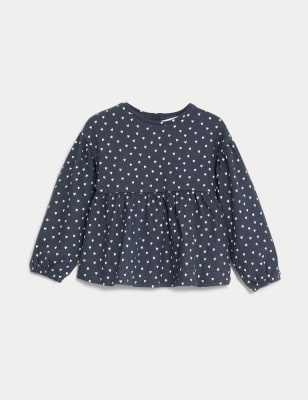 Pure Cotton Heart Top (2-8 Yrs)