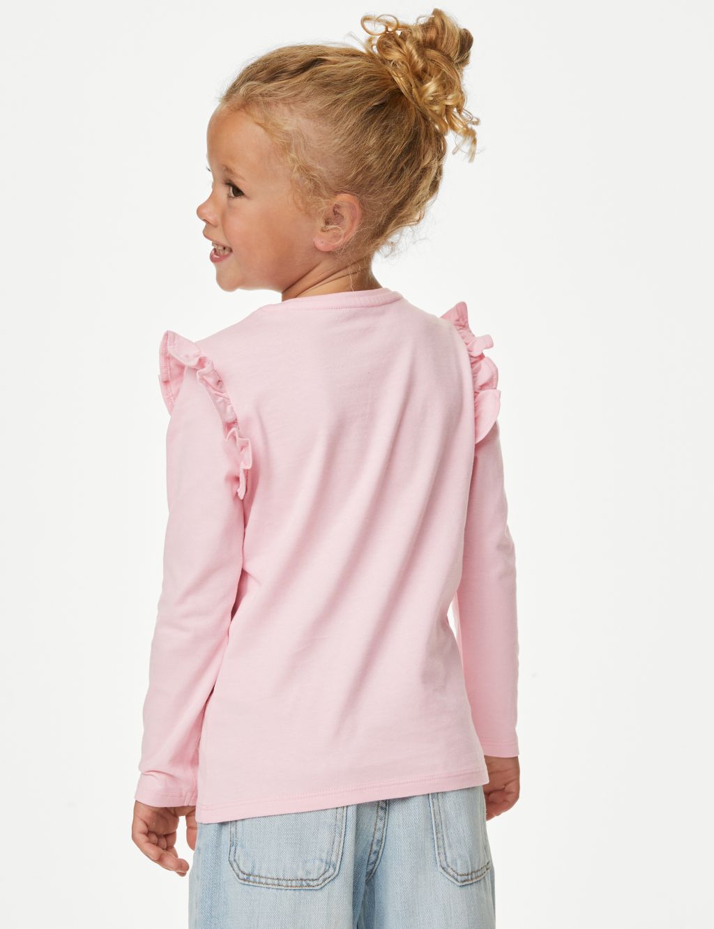 Pure Cotton Space Sequin Top (2-8 Yrs) image 4