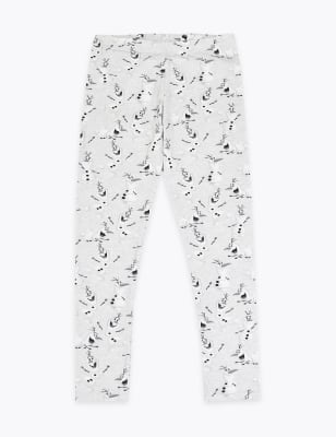 Leggings en coton &agrave; motif Olaf de La Reine des Neiges&nbsp;2 de Disney (du 2 au 10&nbsp;ans)