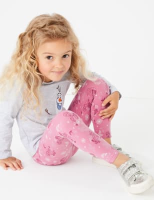 Leggings en coton &agrave; motif La Reine des Neige&nbsp;2 de Disney (du 2 au 10&nbsp;ans)