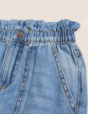 M&S Girls Relaxed Denim Jeans (2-7 Yrs)
