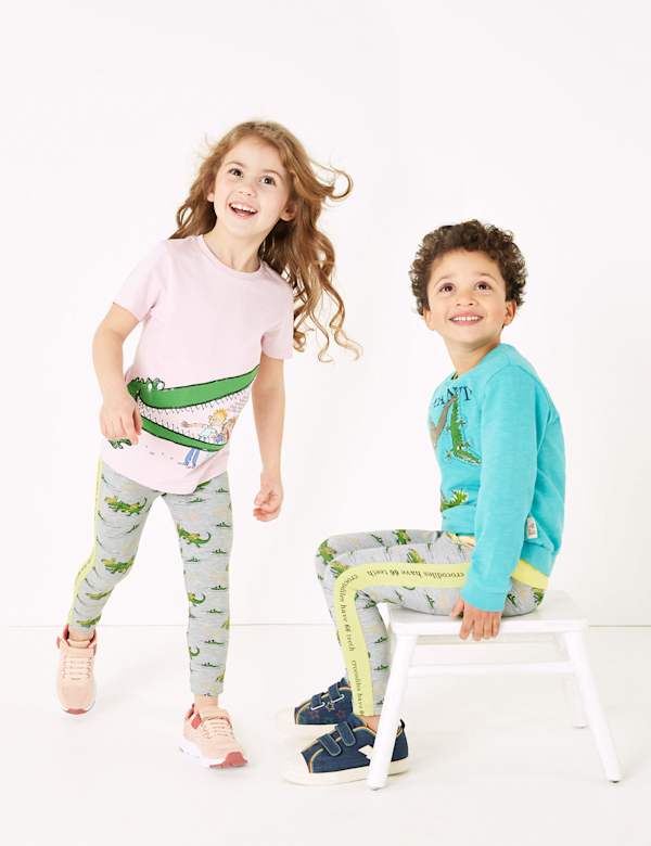 Roald Dahl™ & NHM™ Crocodile Leggings (2-7 Yrs)