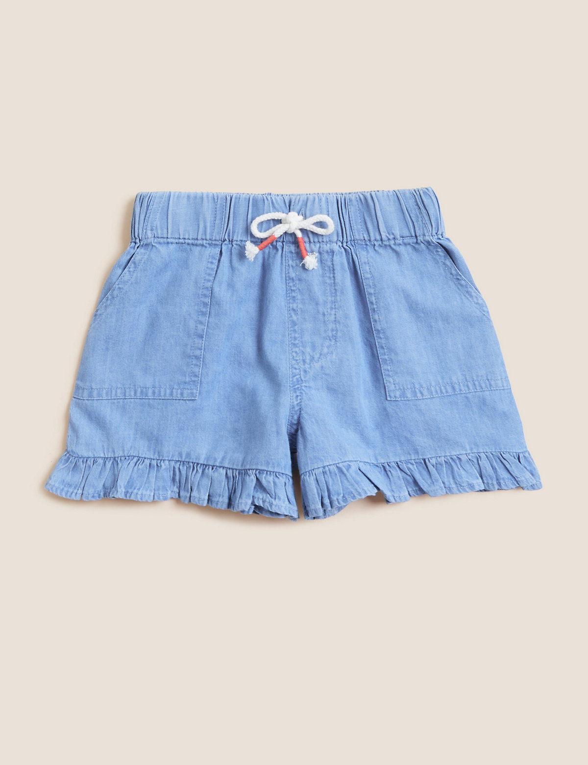 Pure Cotton Denim Shorts (2-7 Yrs)