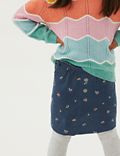 Pure Cotton Mini Floral Skirt (2-7 Yrs)