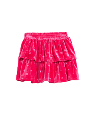 

Girls M&S Collection Velvet Stars Skirt (2-7 Yrs) - Pink, Pink