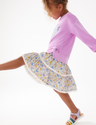 

M&S Collection Falda floral (2-7 años) - Multi, Multi