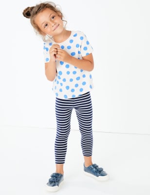 Leggings &agrave; rayures (du 3&nbsp;mois au 7&nbsp;ans)