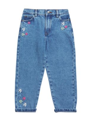 

Girls M&S Collection Relaxed Denim Jeans (2-7 Yrs), Denim