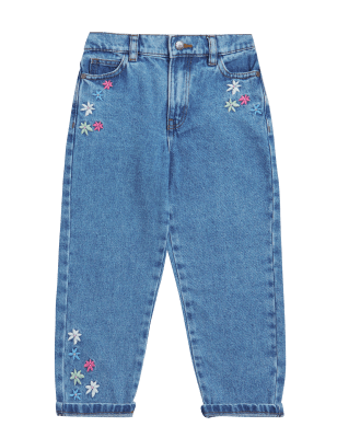 

Girls M&S Collection Relaxed Denim Jeans (2-7 Yrs), Denim