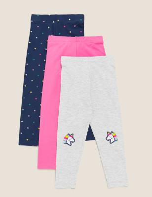 Cotton Unicorn Leggings (2-7 Yrs)