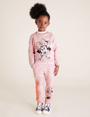Jogging en coton à motif Minnie™ (du 2 au 7 ans) - Pink