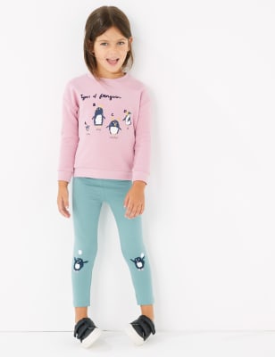 Leggings &agrave; imprim&eacute; pingouin (du 3&nbsp;mois au 7&nbsp;ans)