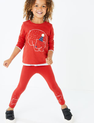 Leggings &agrave; imprim&eacute; ours polaire (du 3&nbsp;mois au 7&nbsp;ans)