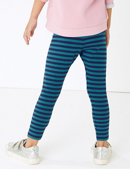 Cotton Striped Leggings (3 Months - 7 Years)