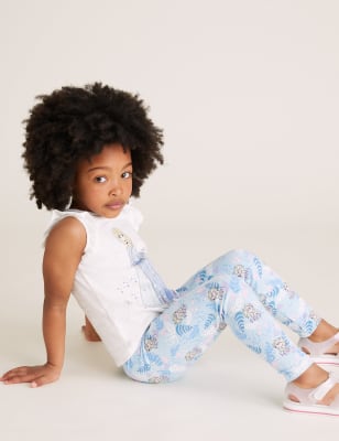 

M&S Collection Leggings con estampado de Frozen™ de Disney (2-10 años) - Blue, Blue