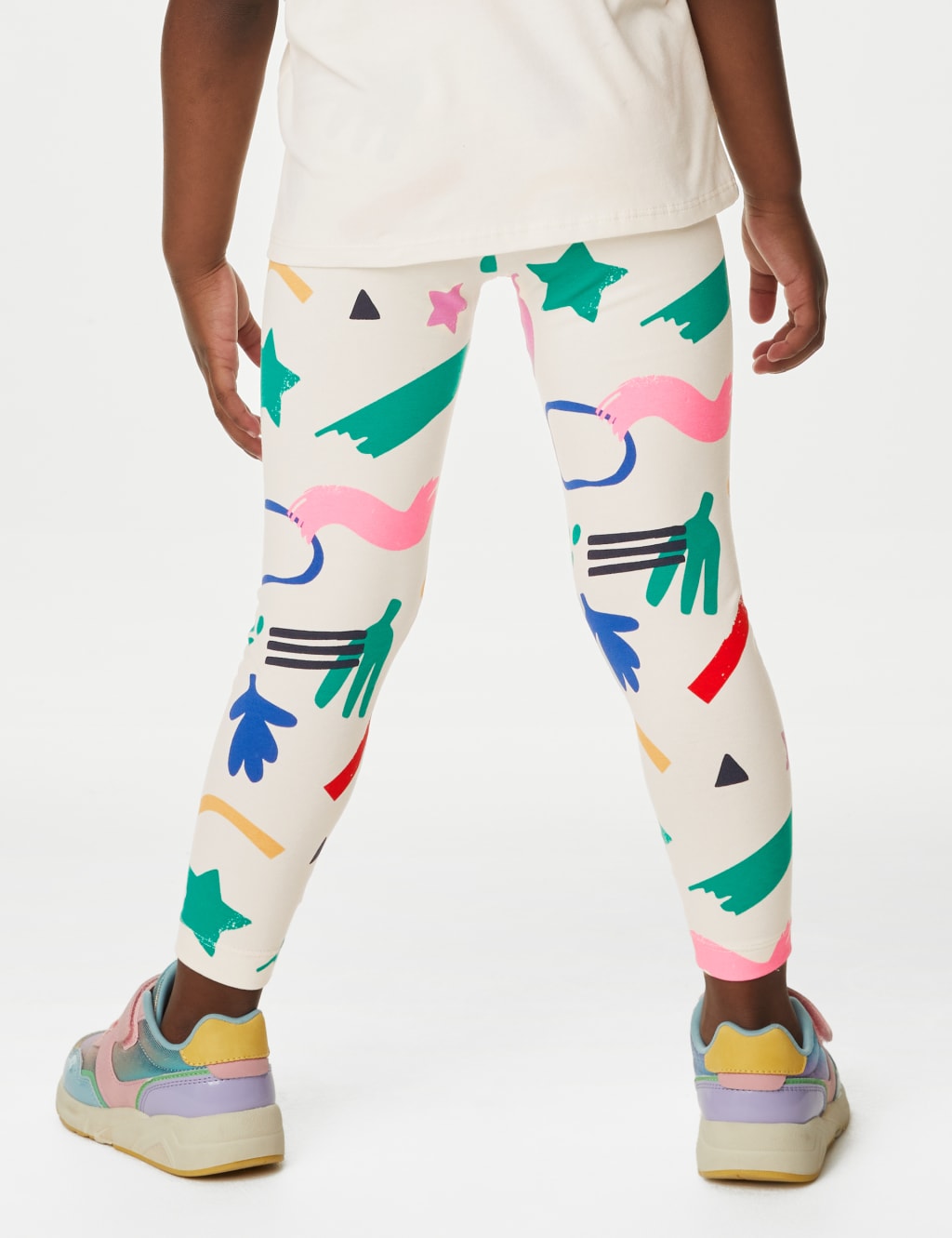 Cotton Rich Patterned Leggings (2-8 Yrs) image 4