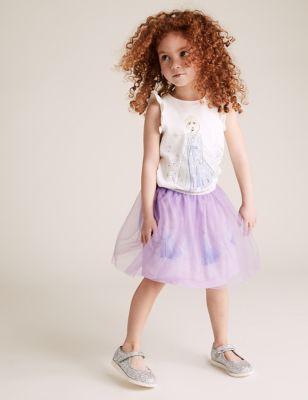 Jupe style tutu en tulle à motif La Reine des Neiges de Disney™ (du 2 au 10 ans) - Lilac