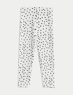 Cotton Rich Spotted Leggings (2-8 Yrs)