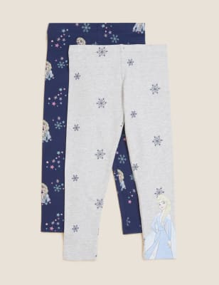 

M&S Collection Pack de 2 leggings de Frozen™ de Disney (2-10 años) - Multi, Multi