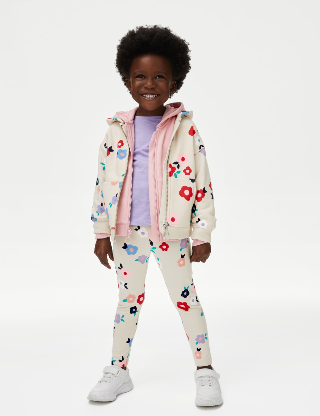 Kids deals cream leggings