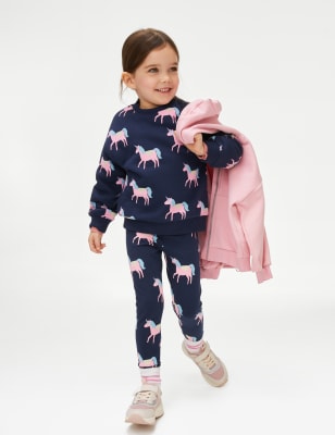 Cotton Rich Unicorn Leggings (2-8 Yrs)