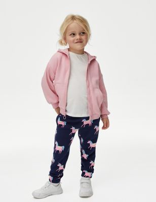 Cotton Rich Printed Joggers (2-8 Yrs)
