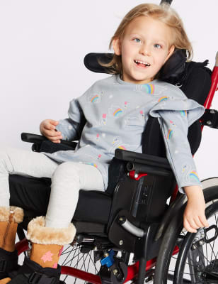 Robe style sweat, facile &agrave; enfiler (du 3&nbsp;mois au 7&nbsp;ans)