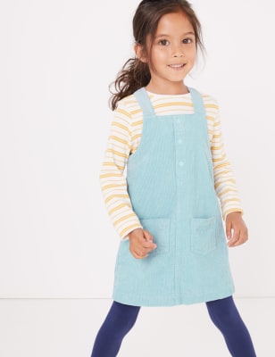 Robe en velours c&ocirc;tel&eacute; 100&nbsp;% coton (du 3&nbsp;mois au 7&nbsp;ans)